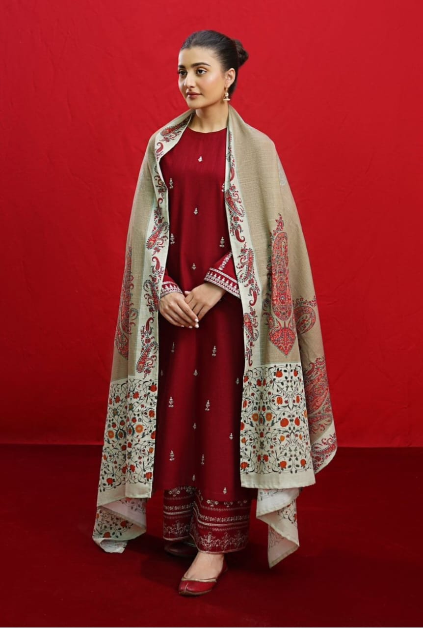 3 Piece Embroidered - Urge - Noor Wardrobe image 1