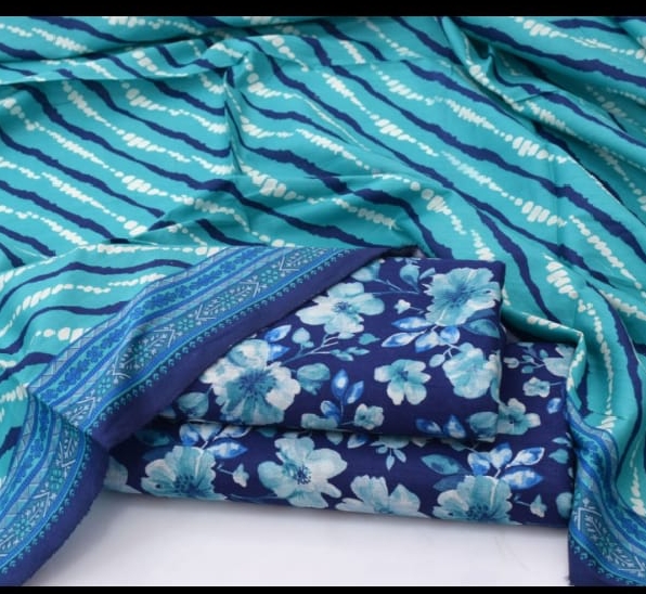 Orient - 3 Piece Printed - Noor Wardrobe image 2
