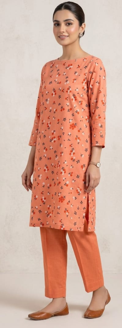 2 Piece Printed Law Embroirdered Lawn Suit Cross Stich 3 Piece Embroidered Alkaram 3 Piece Printed Lawn Suit , Women , Pakistan , Islamabad , fashion, New, Sappire image 1