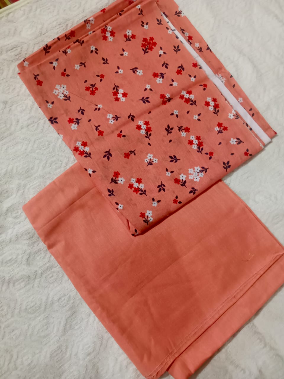 2 Piece Printed Law Embroirdered Lawn Suit Cross Stich 3 Piece Embroidered Alkaram 3 Piece Printed Lawn Suit , Women , Pakistan , Islamabad , fashion, New, Sappire image 2
